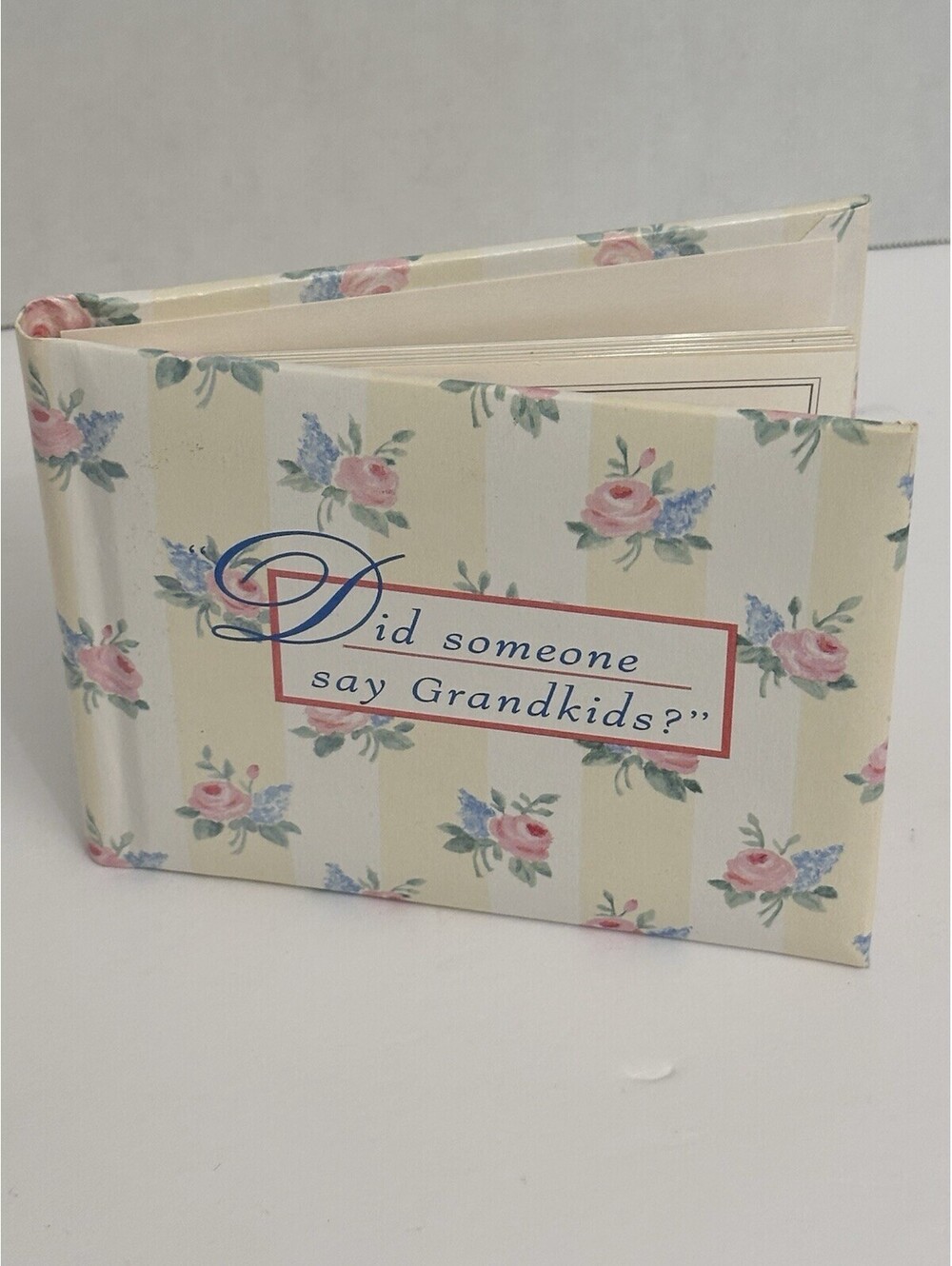 Vintage Hallmark Grandmother's Photo Album Hold 20 Pictures Brag Book New in Box